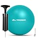 Mini Exercise Ball, Barre Ball, 9 Inch Small Bender Ball, Pilates, Yoga, Core Training and Physical Therapy, Improves Balance, Core Strength & Posture (Home & Gym & Office) (Turkis (25cm))