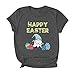 Yowablo Chemise pour Femmes Easter Printing O NeckOutdoorFashion T-Shirts Tops Blouse Chemisier