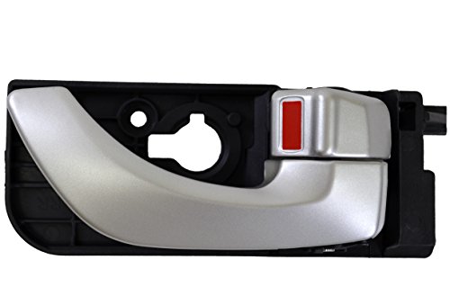 PT Auto Warehouse HY-2307P-RR - Inside Interior Inner Door Handle, Painted Silver - Passenger Side Rear