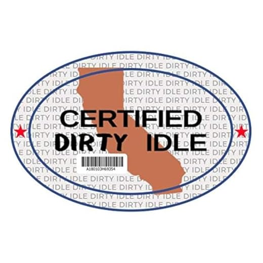 KCP Performance Fleet Certified Dirty Idle Sticker Decal for Diesel Trucks