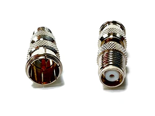 Adaptadores RF Coax Mini UHF Macho a Mini UHF Hembra x2 miniatura 3