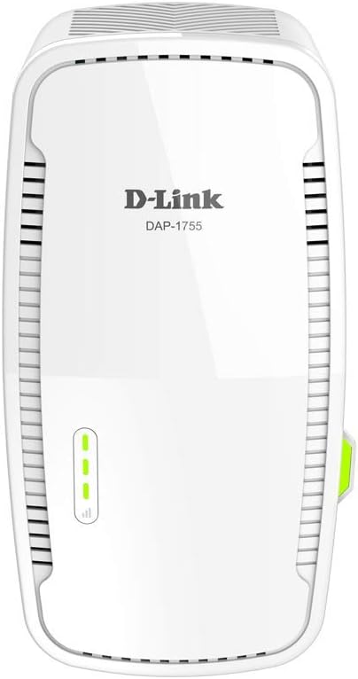 D-Link AC1750 Mesh Wi-Fi Range Extender – Cover up to 2000 sq.ft- Dual Band, MU-MIMO, Mesh, WPA3, Booster, Repeater, Access Point, Extend Wi-Fi in Your Home, Gigabit Port, Easy App Setup (DAP-1755-US)