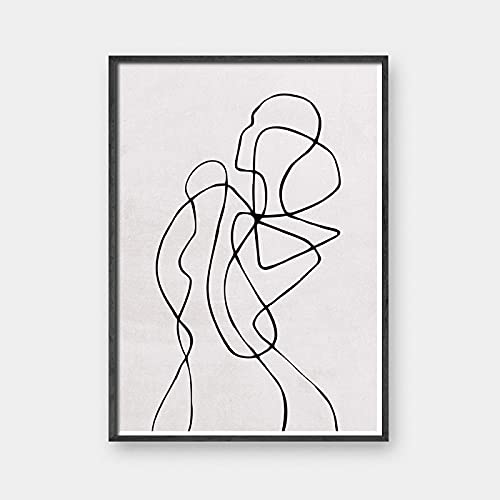 Cuadros para la decoración de la sala de estar con dibujo de arte corporal 3