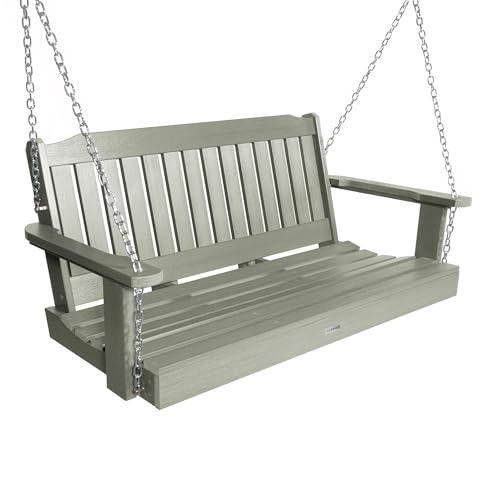 Image of Highwood Lehigh Porch Swing, 4 Feet, Eucalyptus