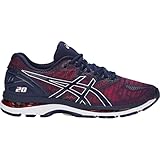 ASICS Men's Gel-Nimbus 20 Running Shoe, Indigo Blue/Indigo Blue/Fiery Red, 10 Medium US