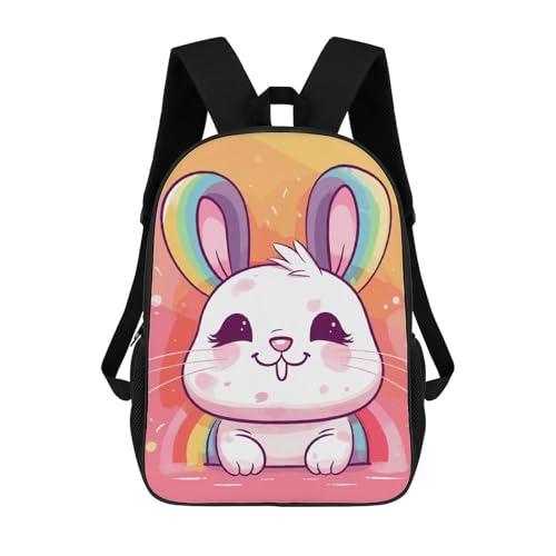 Sac à dos lapin Chubby ordinateur 17 pouces mixte pour voyage et travail