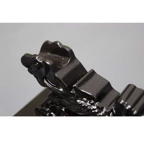 Maymii Resin Black Dragon Samurai Sword Katana Wakizashi Tanto Holder Stand Display #TOP7