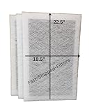 Fast-Shipped-Filters 3 Pack 20x25 Dynamic Air Cleaner Replacement Polarized Filter White