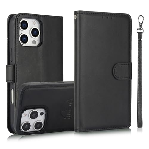 Étui iPhone 16 Plus pour éviter les rayures d'écran avec clapet et fente carte