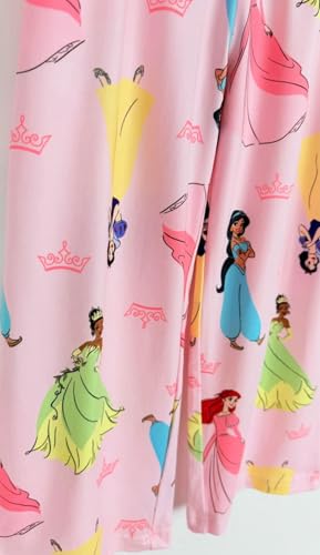 Disney Girls' Princess Pajama Set – 2-Piece Sleepwear, Long Sleeve Top and Pants4