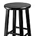Winsome 29-Inch Square Leg Bar Stool, Black, Set of 2