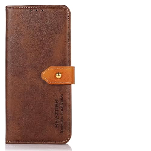 LIUZIHAN Funda para ASUS ROG Phone 7 Ultimate. Ranuras para Tarjetas, PU Cuero Flip Folio Carcasa, con Soporte Plegable Apto para ASUS ROG Phone 7 Ultimate Smartphone.Marrón