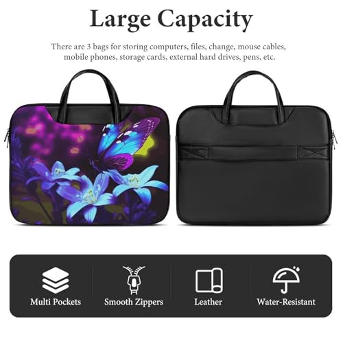 Bolso Para Laptop 17 Pulgadas Impermeable Azul Morado miniatura 5