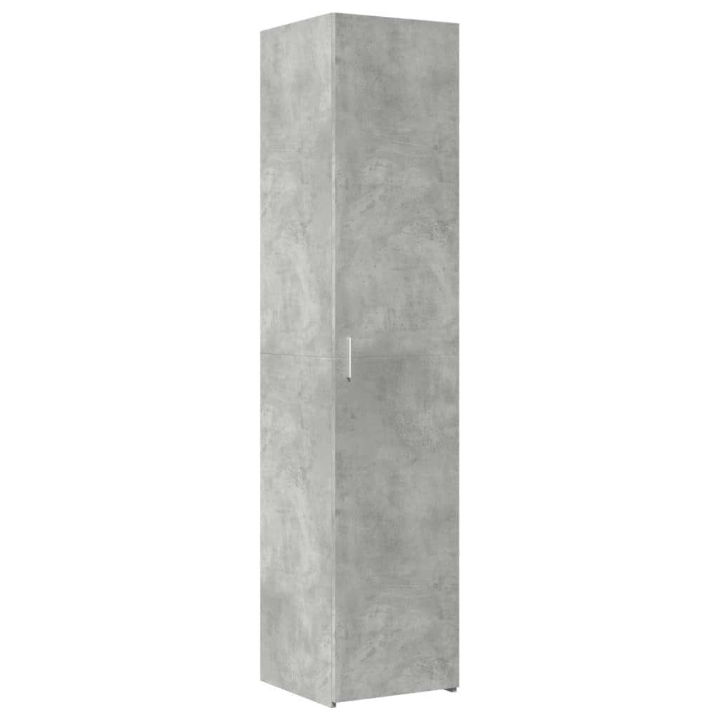 vidaXL Highboard, Sideboard mit Stauraum, Hochschrank Lagerschrank für Wohnzimmer, Beistellschrank Mehrzweckschrank, Betongrau Holzwerkstoff
