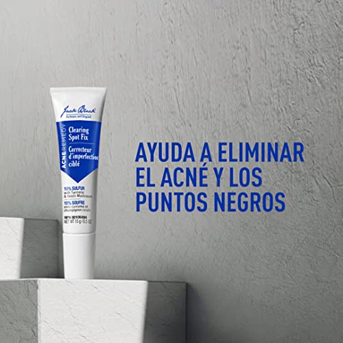 Jack Black Clearing Spot Fix 15 g Aknebehandlung, Mitesser und Fleckenabweisend, verfeinert die Poren und absorbiert überschüssiges Fett und entfernt Akne verursachende Bakterien.