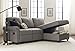 Serta Copenhagen Reclining Sectional with Right Storage Chaise - Moonlight Gray