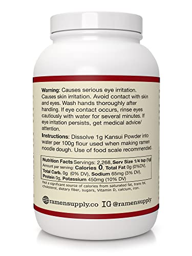 Kansui Powder Type 3 - Special Blend for Low Hydration Noodles (5 lb)