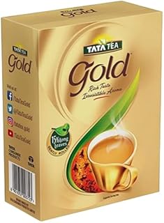 ganaric Tata Tea Gold 900g – Premium Blend of Fresh Tea gold Leaves - Strong ad Rich Tasting Tea gold, 900 g (Pack of 1)