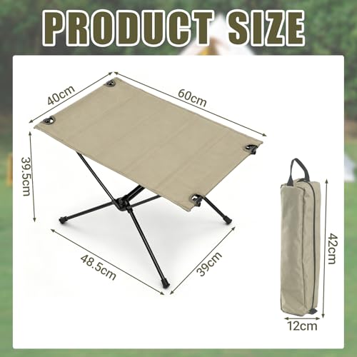 Table de camping pliable compacte et table d'extérieur ultra légère 30kg - 3