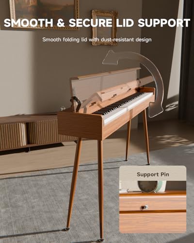 88-Key Digital Piano with Weighted Action