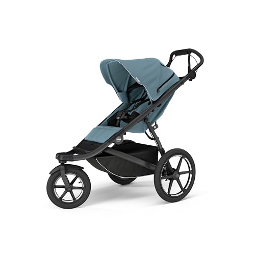 Image of Thule Urban Glide 3 Single Child All-Terrain Stroller, Lightweight, Air-Filled Tires & Suspension, Integrated Hand Brake