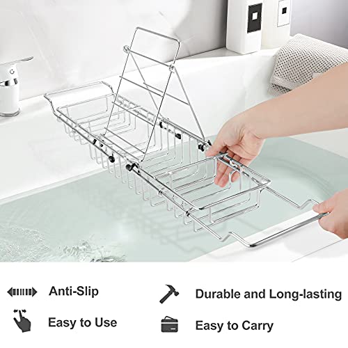 Homee YGJHM Bathtub Tray - Stainless Steel Shower Caddy Tray thumb #3