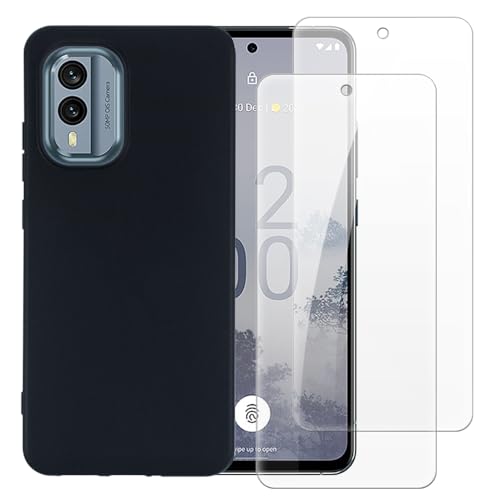 Shantime P[X{2苭KXZbg Nokia X30 Ƃ̌݊ ϏՌJo[SʕیXN[veN^[(ubN)