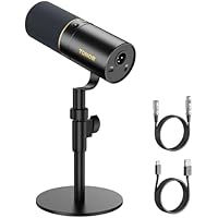 TONOR Microfono Dinámico USB/XLR, Profesional PC Micrófono con