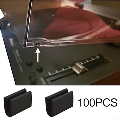 Dämpfungspads für Technics Plattenspieler, U-förmig, Gummifuß-Ersatz, 100 Stück
