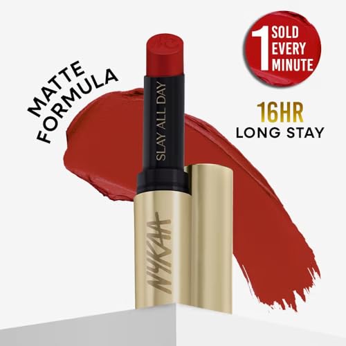 Image of Nykaa Matte to Last No Transfer Long Lasting Lipstick (3.5g) (Maharani)
