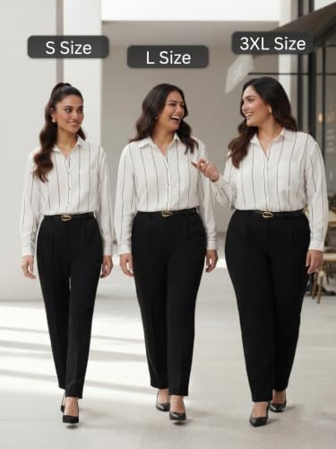 Image of Leriya Fashion Shirt for Women | Shirt for Woman | Korean Style Full Sleeve Oversized Button Down Shirt's | Tops for Women | Plus Size Workwear Top for Office & Casual Wear