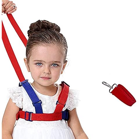 HINATAA Safety Leash Anti-Lost,2 in 1 Baby Safety Walking Harness Child Toddler Child Rope Leash Walking Hand Belt (Blue) Cover