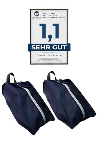 TRAVANDO Schuhtasche 2er Set - Wasserfeste...