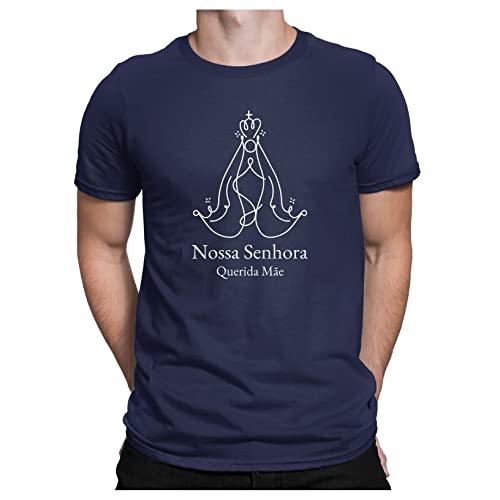 Camiseta Querida Mãe Nossa Senhora - Padroeira do Brasil (Vermelho, XG)