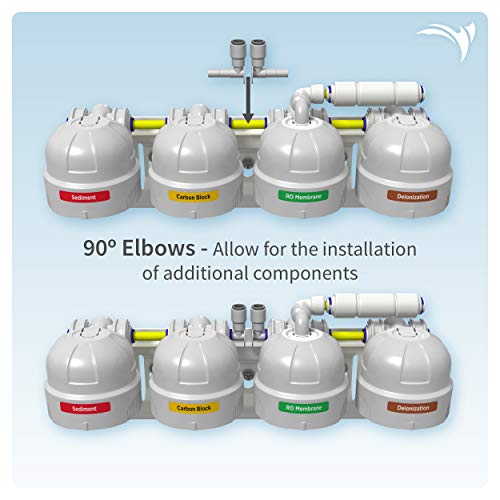 Aquatic Life Twist-In 75 GPD, 4-Stage RO/DI Water Filtration Unit