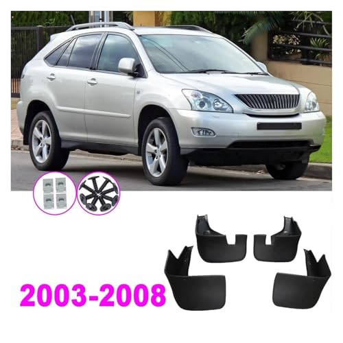 Guardabarros para Lexus Harrier RX 2003-2008 XU30 protectores contra salpicaduras 2