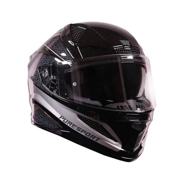 Royal Enfield Crossair Puresport Gradient Full Face Helmet (Size: XL)-HEA240030-GREY