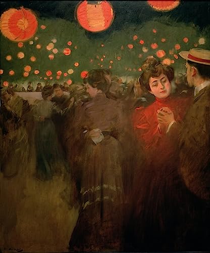 Toile The Open Air Party Ramon Casas pour grand mur vide
