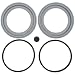 ACDelco 18G190 Professional Front Disc Brake Caliper Boot and Seal Kit with Boots, Seals, and Cover