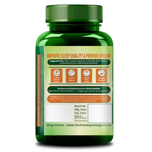 Image of Vlado's Himalayan Organics L-Glycine 500mg Supplement -10 Veg Capsules