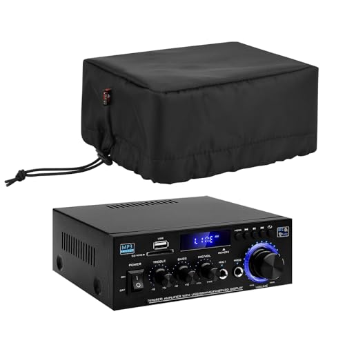 TXEsign Dust Cover Compatible with Pyle Home Audio Amplifier, Dust Case Protective Cove with Elastic...