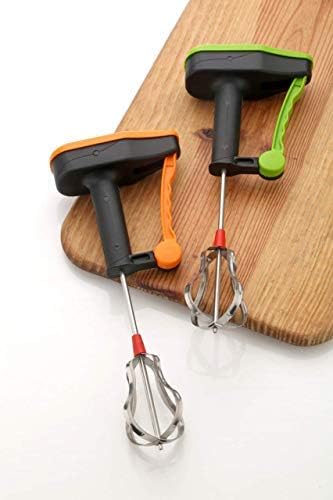 Power-Free Hand Blender and Beater with High Speed Operation | Manual Egg Beater & Kitchen Blender for Mixing, Whisking & Baking (Multicolour)-picture-49