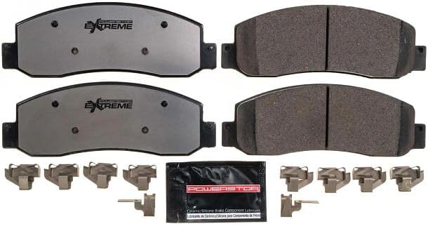 Miniatura 2 de Power Stop Pastillas de freno delanteras para Ford F-250 Super Duty 2005-2008, F-350 Super Duty 2005-2011, 2010 2011 2012 F-450 - Pastillas de freno