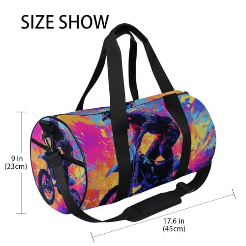 Bolsa de lona para viajes y motocross con compartimento interior Lightning4 4