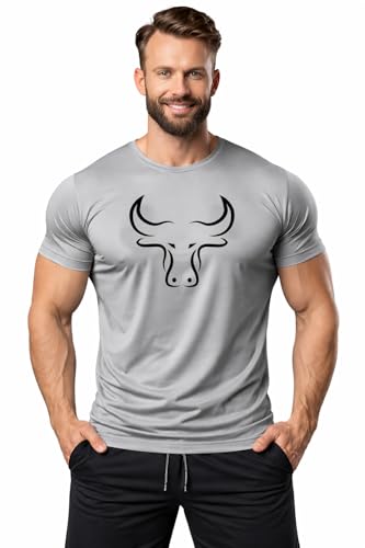 Image of 3Colours RGB Active Fit T-Shirt - Lightweight Polyester Sportswear-Bull