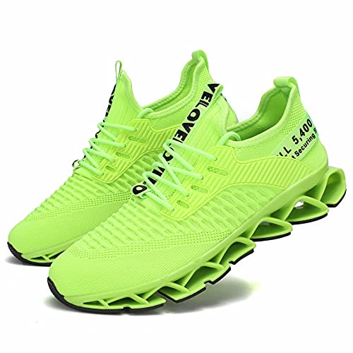 Image of Vooncosir Men's Fashion Sneakers Breathable Mesh Running Shoes Blade Non Slip Soft Sole Casual Athletic Walking Shoes