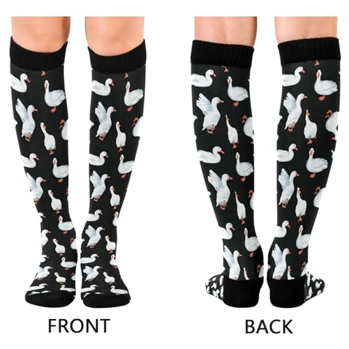 Image of Compression Socks for Women & Men, Knee High Socks for Circulation Medical Running Athletic Nurse Travel
