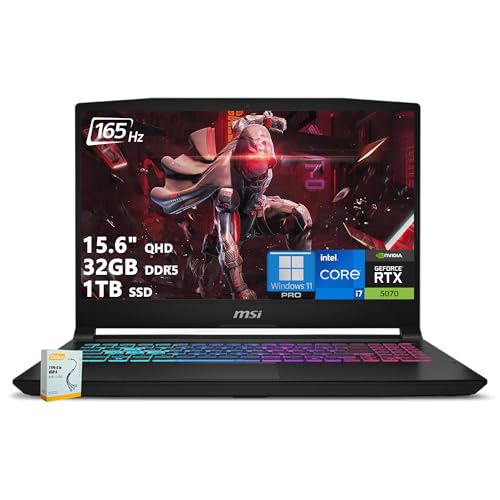 msi Katana 15 HX �Q�[�~���O�m�[�g�p�\�R�� | 15.6�C���` QHD 165Hz 100% DCI-P3 | Intel Core i7-14650HX (>i9-12900H) | 32GB DDR5 1TB SSD | GeForce