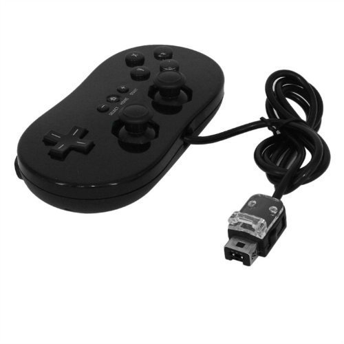 eForBuddy Classic Wired Controller for Nintendo Wii, Black