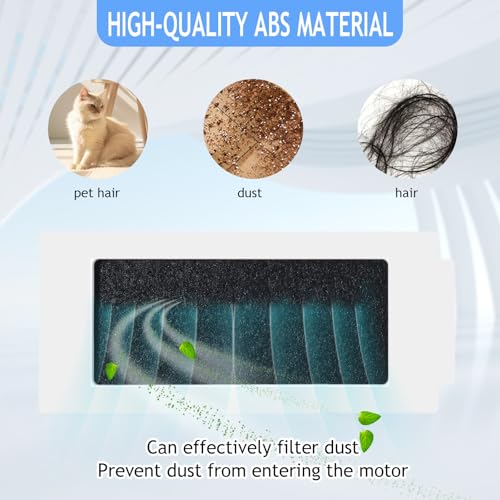 KiimSin 22 Stück Ersatzteil für ECOVACS DEEBOT T30C Pro Omni Saugroboter Zubehör,1 Hauptbürste,6 Wischtücher,4 Staubbeutel,4 HEPA Filter,6 Seitenbürsten